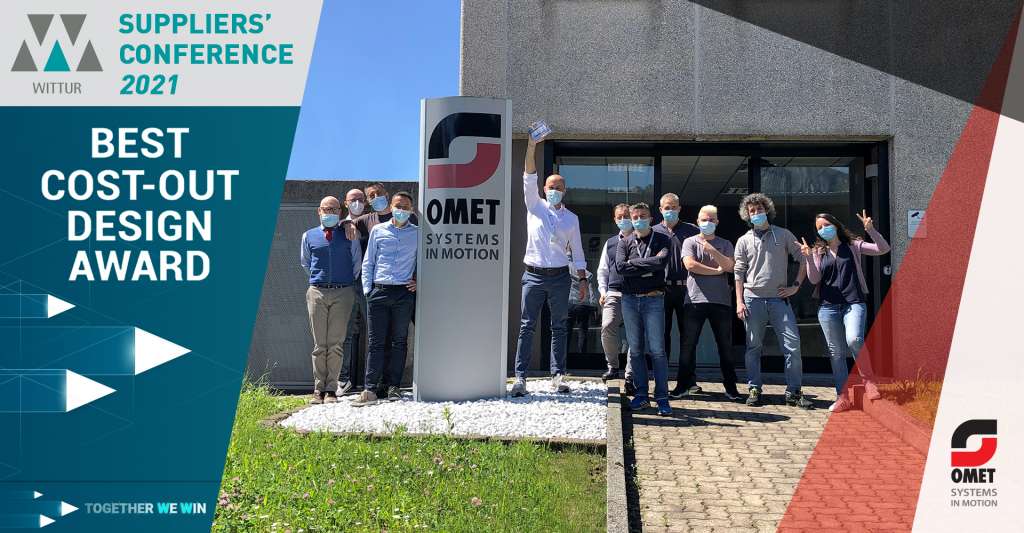 OMET premiata dal Gruppo Wittur al Best Supplier Award 2020